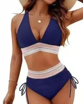 Klara | Hochtailliertes Bikini-Set mit verstellbaren Trägern