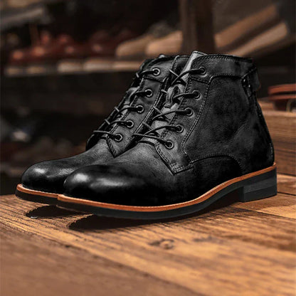 Kelvin | Hochwertige Herren Lederstiefel mit hohem Schaft