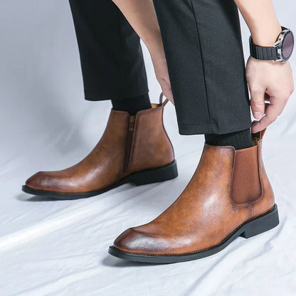 Cooper | Elegante Chelsea-Boots mit praktischem Reißverschluss