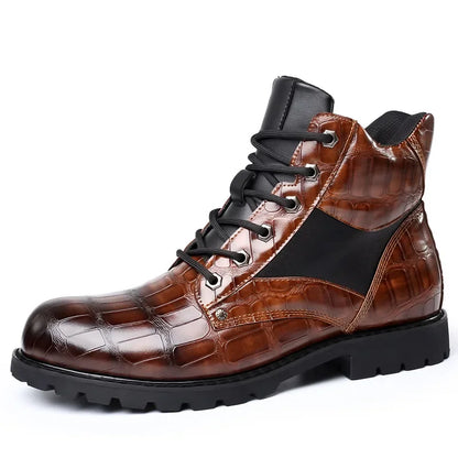Rendell | Elegante Stiefel aus hochwertigem Krokodilleder