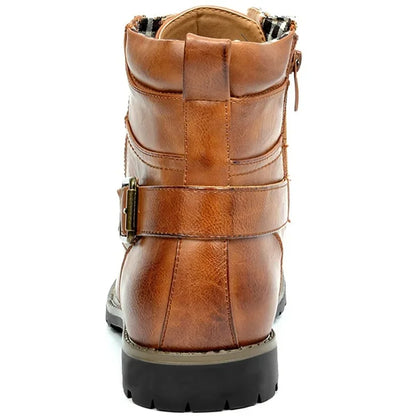 Damon | Strapazierfähige Schnürstiefel aus Leder