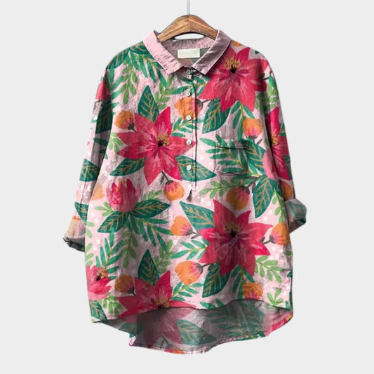 Helga | Bluse mit floralem Design und lässigem Schnitt