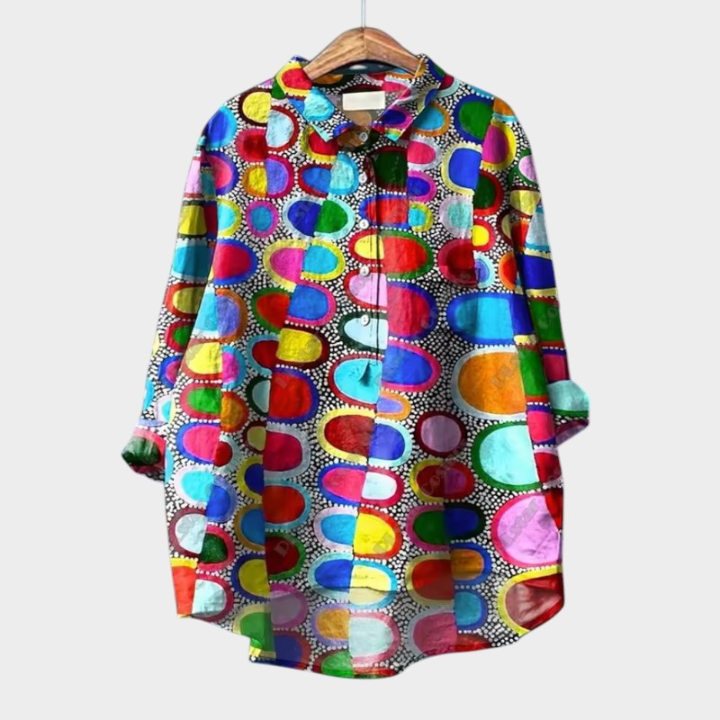 Helga | Bluse mit floralem Design und lässigem Schnitt