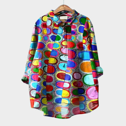 Helga | Bluse mit floralem Design und lässigem Schnitt