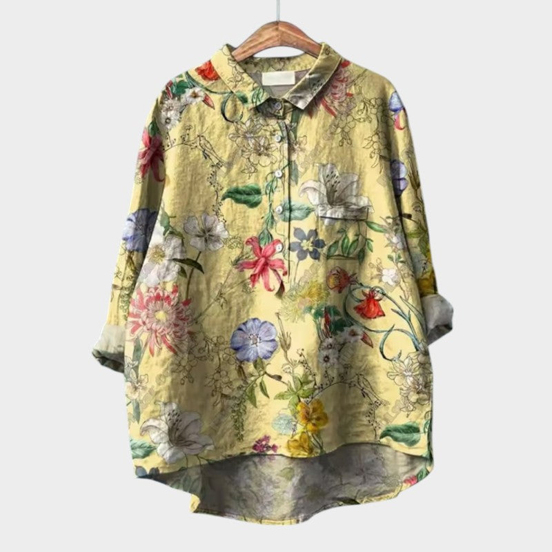 Helga | Bluse mit floralem Design und lässigem Schnitt