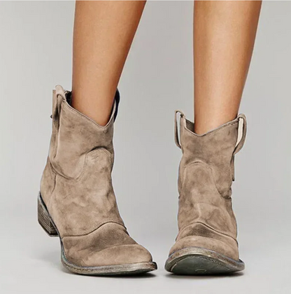 Roselle | Elegante Wildleder-Westernstiefel für einen modischen Auftritt