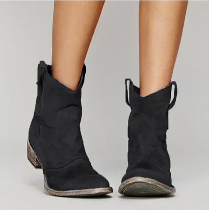 Roselle | Elegante Wildleder-Westernstiefel für einen modischen Auftritt