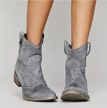 Roselle | Elegante Wildleder-Westernstiefel für einen modischen Auftritt