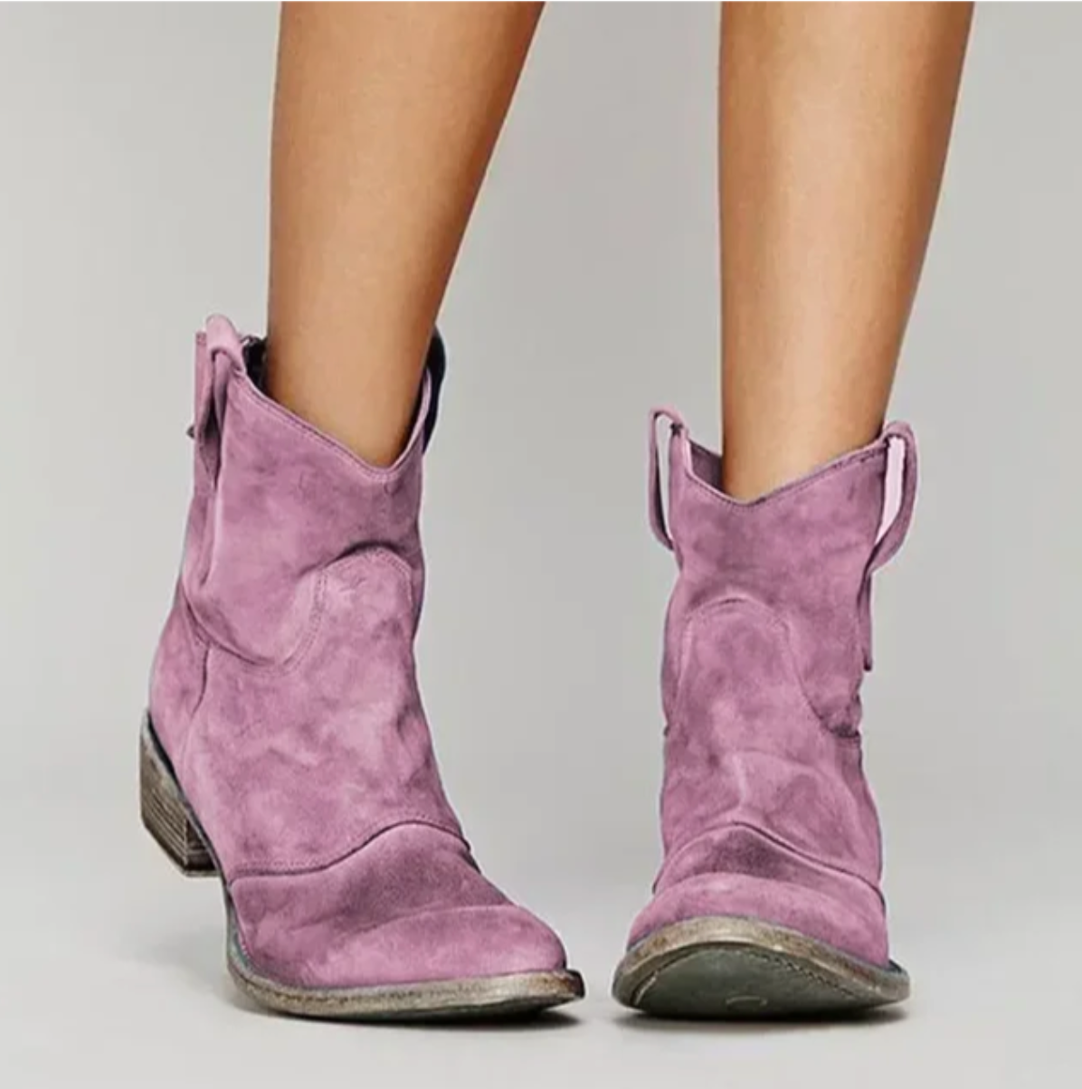 Roselle | Elegante Wildleder-Westernstiefel für einen modischen Auftritt