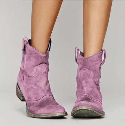 Roselle | Elegante Wildleder-Westernstiefel für einen modischen Auftritt