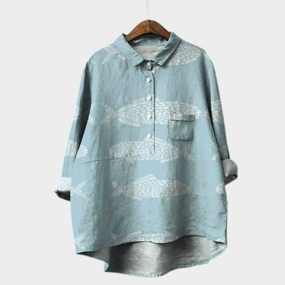 Erika | Leichte Bluse mit floralem Flair