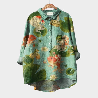 Erika | Leichte Bluse mit floralem Flair