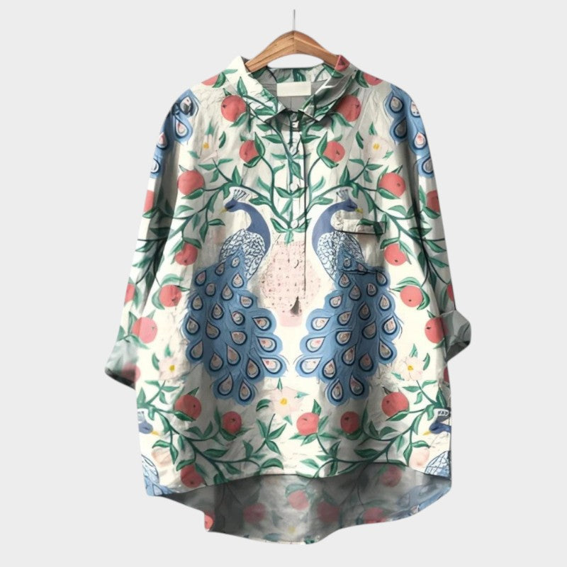 Erika | Leichte Bluse mit floralem Flair