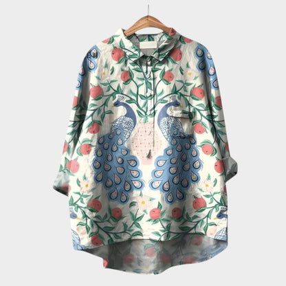 Erika | Leichte Bluse mit floralem Flair