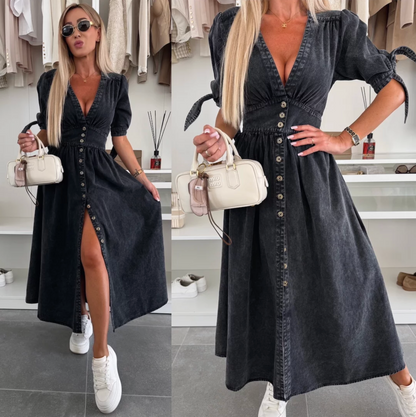 Ivanka | Funkelndes Denim-Kleid für einen zeitgemäßen Stil