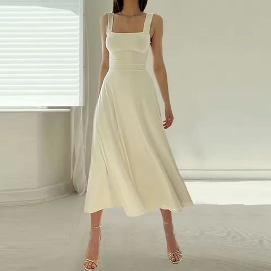 Johanna | Ärmelloses Midikleid mit eleganter, fließender Silhouette