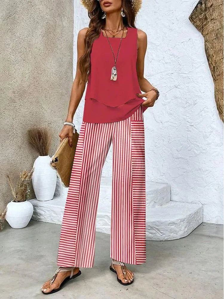 Klaudia | Luftiges Sommer-Set mit eleganter Note
