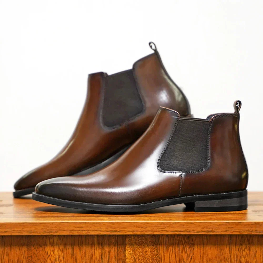 Craig | Zeitlose Leder-Chelsea-Stiefel für elegante Herren