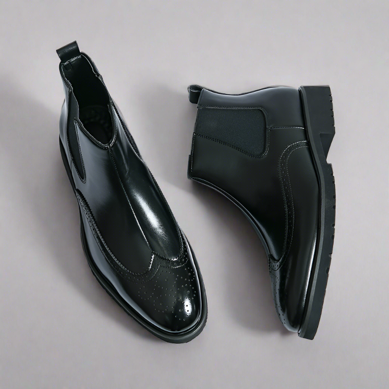 Adriel | Elegante Leder-Chelsea-Stiefel für den modebewussten Mann