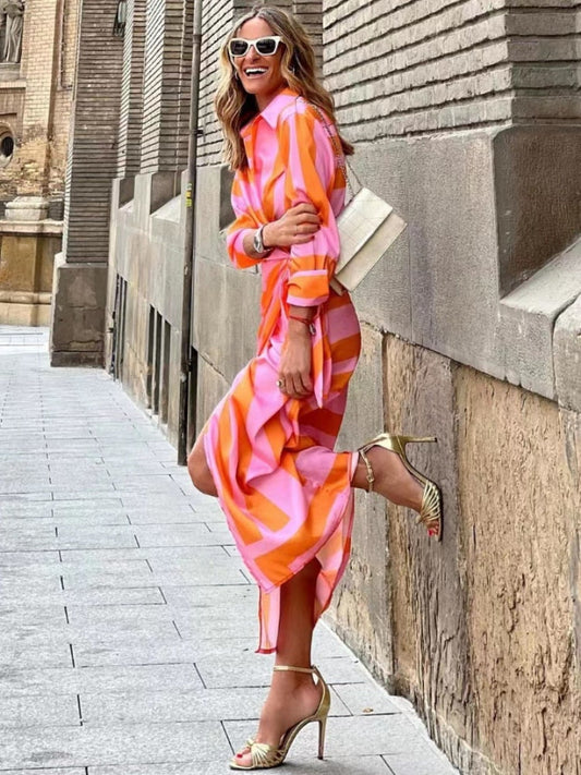 Olivia | Wickelkleid mit stilvollem Kragen für eine feminine Silhouette