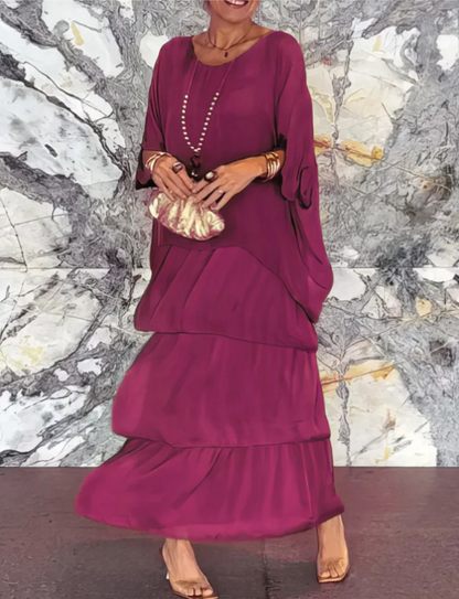 Solea | Elegantes, langes Kleid für einen fließenden Look