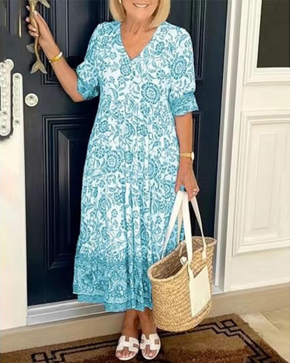 Wiebke | Femininisches Midikleid mit lässigem Schnitt