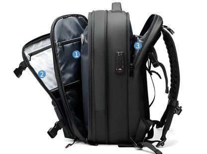 Elena | Trendiger Rucksack mit innovativer Vakuumkompression