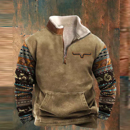 Danilo | Bequemer Viertel-Pullover mit Zip