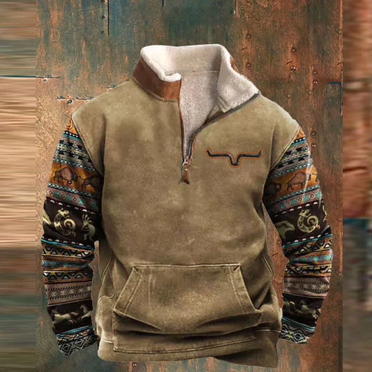 Danilo | Bequemer Viertel-Pullover mit Zip