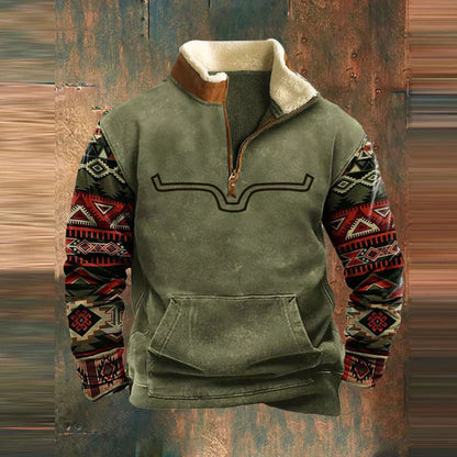 Danilo | Bequemer Viertel-Pullover mit Zip