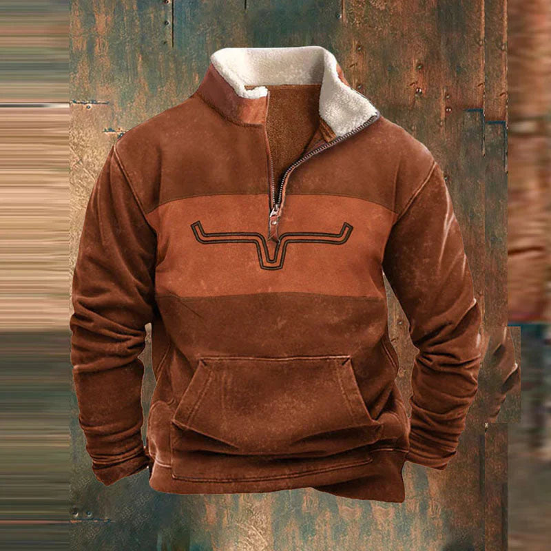 Danilo | Bequemer Viertel-Pullover mit Zip
