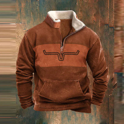 Danilo | Bequemer Viertel-Pullover mit Zip