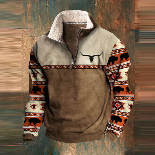 Danilo | Bequemer Viertel-Pullover mit Zip