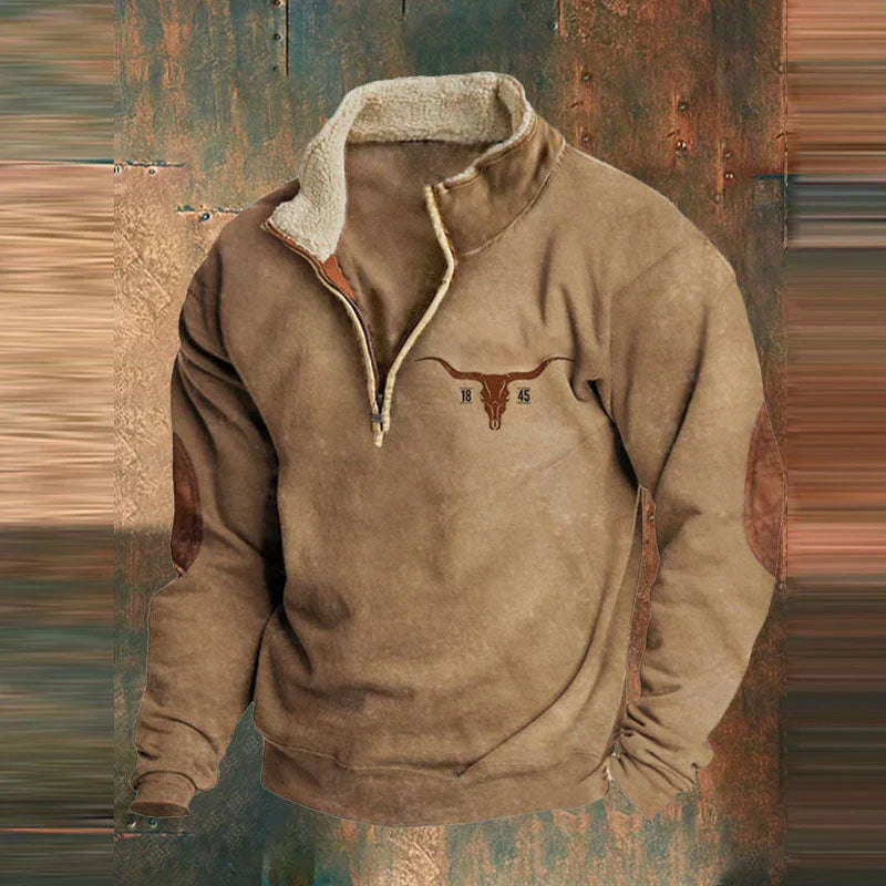 Danilo | Bequemer Viertel-Pullover mit Zip