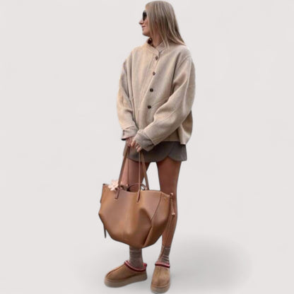 Mila™ | Seitlich geraffte Tasche