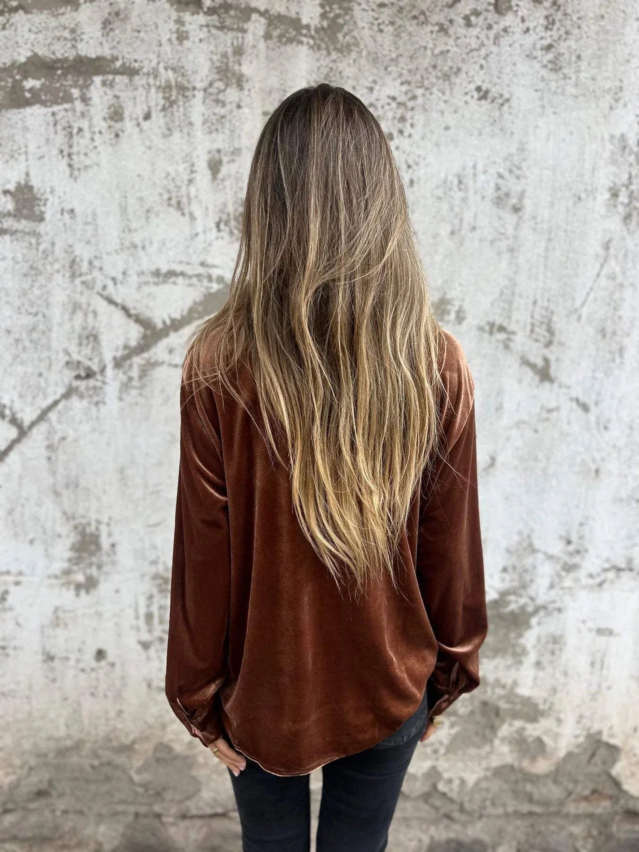 Fleur | Elegantes Samt-Hemd