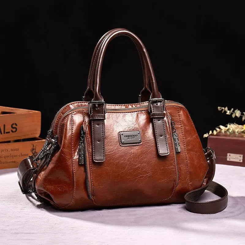 Nancy | Exquisite Damenhandtasche aus hochwertigem Leder