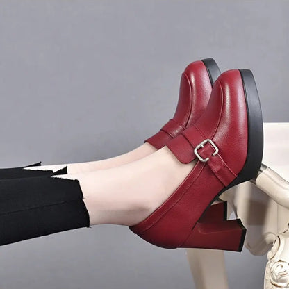 Livia | Vielseitige Leder-High Heels für jede Gelegenheit