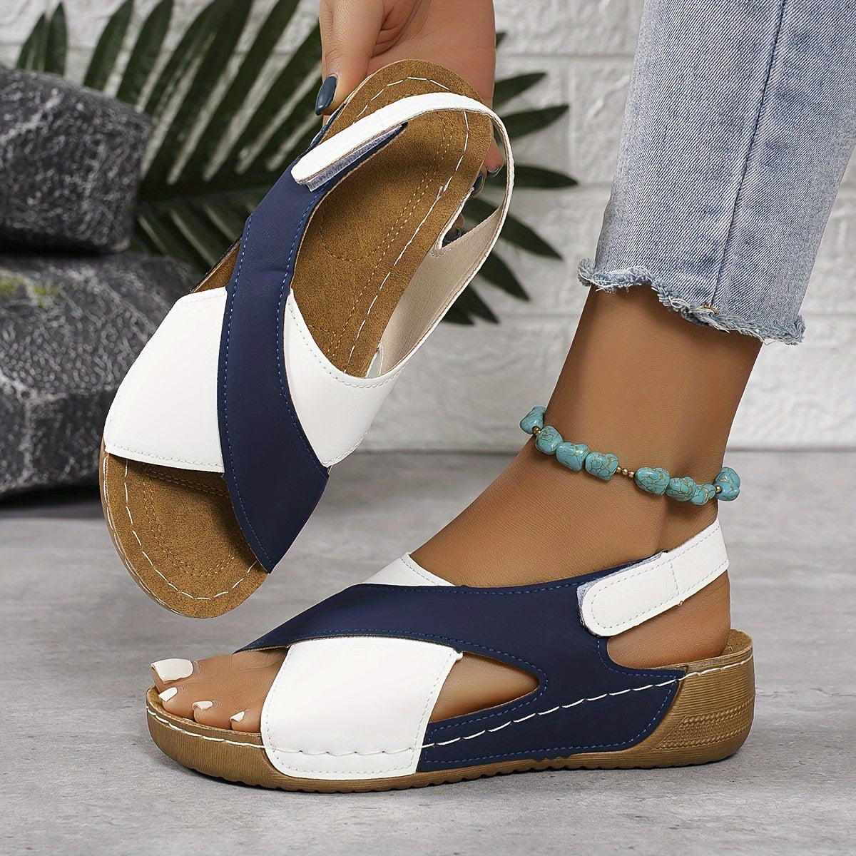 Trudi | Verstellbare Komfort-Sandalen mit orthopädischer Unterstützung