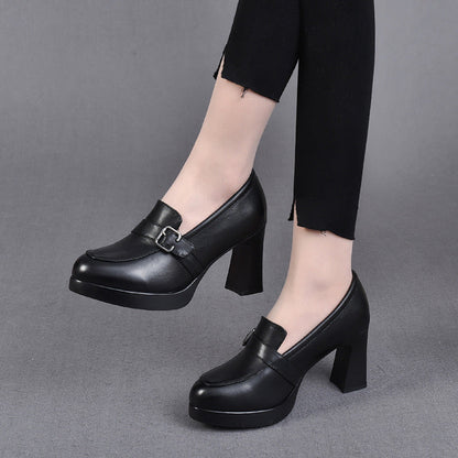 Livia | Vielseitige Leder-High Heels für jede Gelegenheit