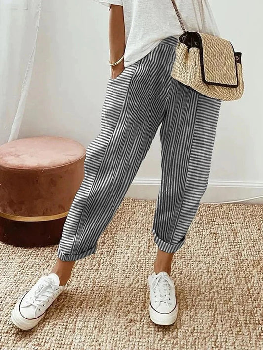 Lore | Leichte Freizeitpants mit elastischem Bund für Frühling und Sommer