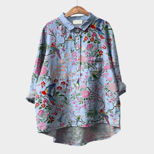 Erika | Leichte Bluse mit floralem Flair