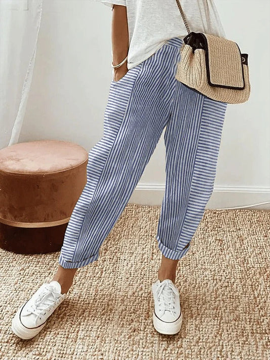 Lore | Leichte Freizeitpants mit elastischem Bund für Frühling und Sommer