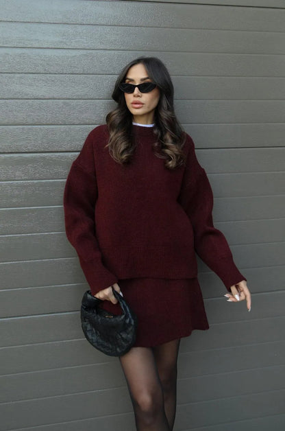 Helena | Strickkleid mit Rock