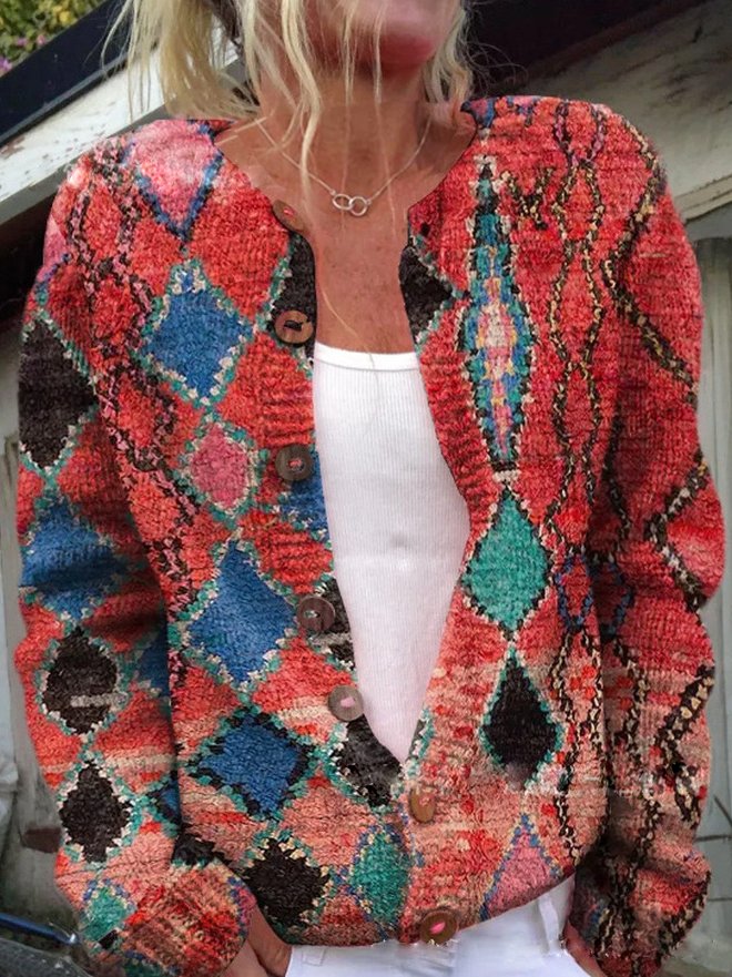 Cassidy | Zeitloser Cardigan im floralen Design