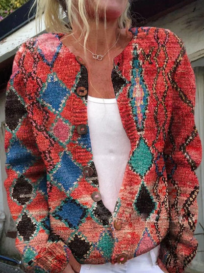 Cassidy | Zeitloser Cardigan im floralen Design
