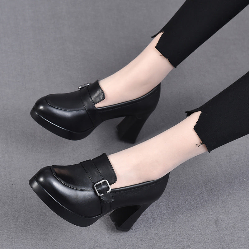 Livia | Vielseitige Leder-High Heels für jede Gelegenheit