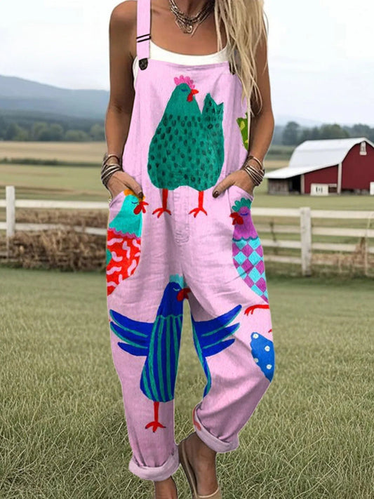 Vintage Blumen Sommer-Jumpsuit | Stilvoller Komfort für den ganzen Tag