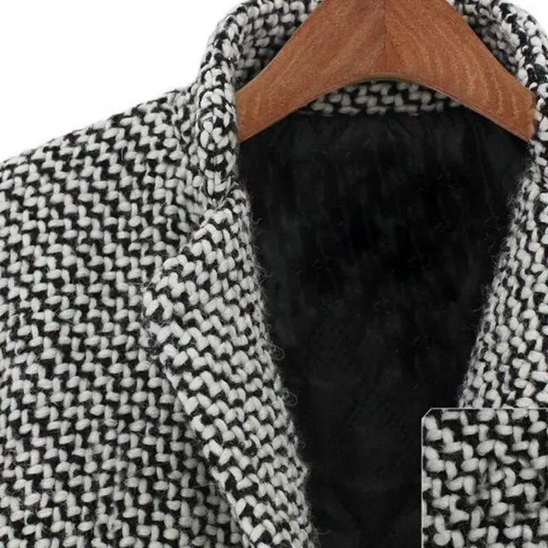 Cheska | Lange Wollmantel-Jacke
