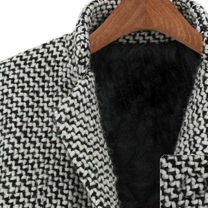 Cheska | Lange Wollmantel-Jacke